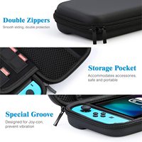 HEYSTOP Case na przełącznik Nintendo i OLED Model ochronny twardy przenośny torba podróżna Shell pokrowiec na przełącznik konsoli Nintendo 5